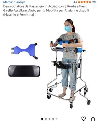 Deambulatore per riabiltazione anziani