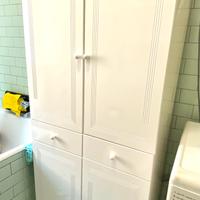 Mobile + specchiera con ante Bagno