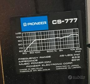 Casse acustiche Pioneer CS-777