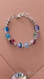 Bracciale Handmade Colorato Effetto Ghiaccio