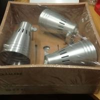 Ikea KRAMARE Lampada Riflettori Cromati Argento Co