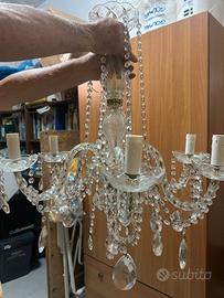 lampadario e 2 bajour murano