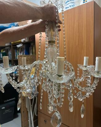 lampadario e 2 bajour murano