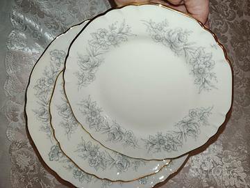 GINORI ANNI '30 X 12 FILO ORO DECORI PLATINO