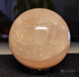 Sfera di Cristallo 1193g Minerale Quarzo Rosa