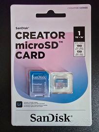 SanDisk Creator microSDXC 1TB 190MB/s