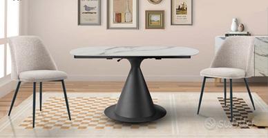 Tavolo allungabile con sistema twist