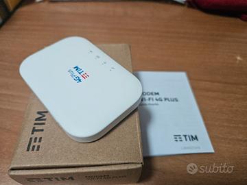 MODEM WI FI 4G PLUS portatile TIM  nuovo