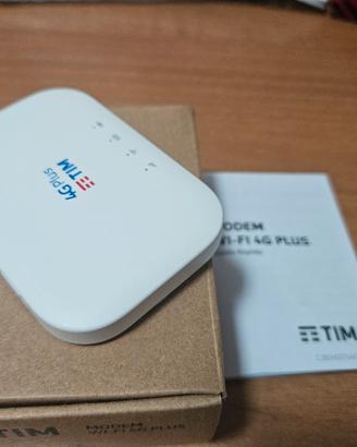 MODEM WI FI 4G PLUS portatile TIM  nuovo