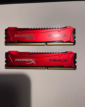 Moduli Ram 4Gb kingston hiper x savage 1600 Gh