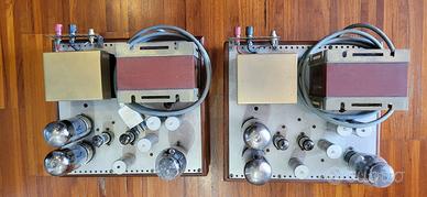 Amplificatori (Pre+Finali) a valvole con ricambi