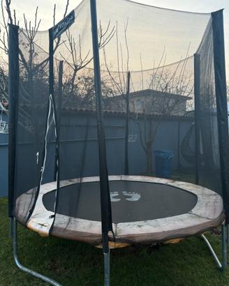 Trampolino elastico da giardino