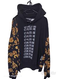 felpa Versace Jeans Couture cotone motivo chain 