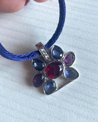 Collana con cristalli e ametiste