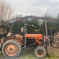 Trattore Same con braccio caricatore