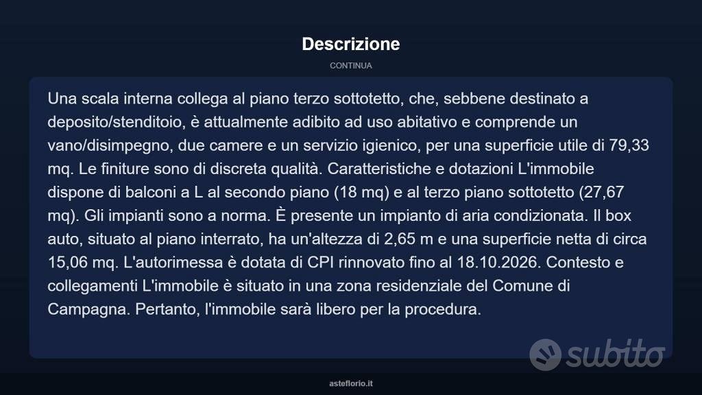 Appartamento – SA - Altro