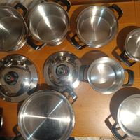 Batteria di pentole A.M.C. originale(no induzione)