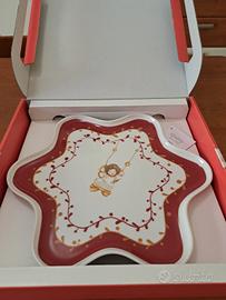 Piatto torta stella di Natale