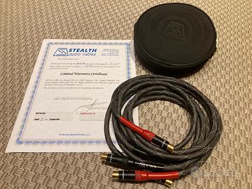 STEALTH AUDIO RCA Cross-Wrapped Silver 2m