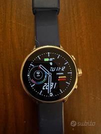 Smartwatch Fossil silicone blu touchsreen GEN6