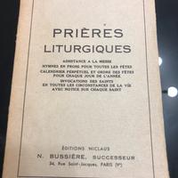 Libro Prières Liturgiques