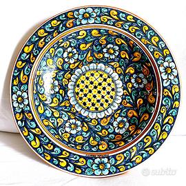 Piatto in Ceramica di Caltagirone Fatto a Mano