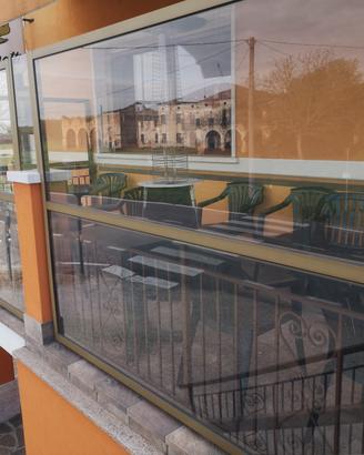 5 telai in alluminio e plexiglass 