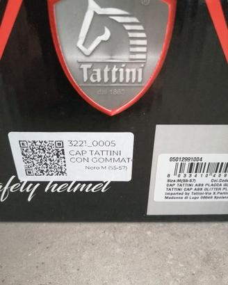 Cap tattini nero placca glitter tg. M 55-57