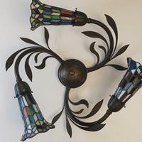 plafoniera da soffitto vetro Tiffany liberty 