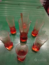 Set bicchieri vintage, modernariato.