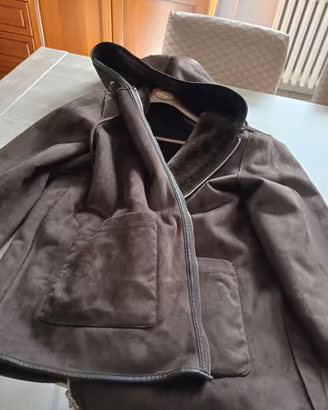 Giaccone ecopelle donna