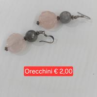 orecchini vari modelli e tipi pietre dure 