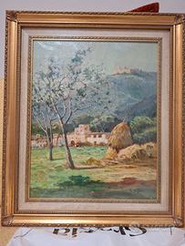 Quadro fienile di B. D Giulio