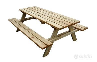 TAVOLO PIC NIC cm 200 x 150 x 80 h