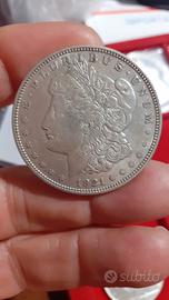 dollaro morgan in argento 1921