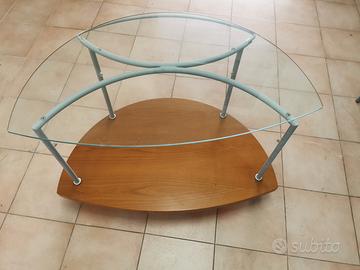 Tavolo porta tv con ruote