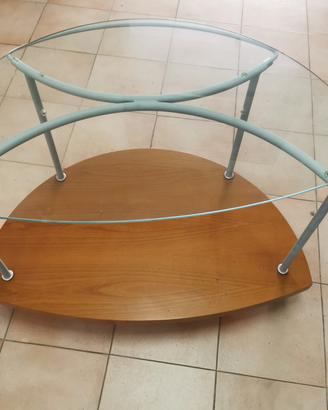 Tavolo porta tv con ruote
