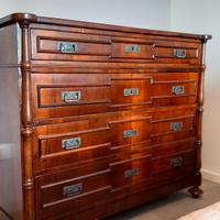 Como' noce ristrutturato 4 cassetti.