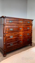 Como' noce ristrutturato 4 cassetti.