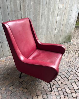 Poltrova Vintage originale anni 50/60 tipo Zanuso