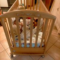 lettino in legno naturale - marchio Pali