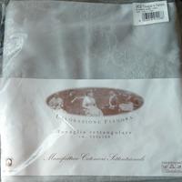 tovaglia rettangolare fiandra grigio perla 