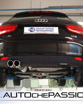 Scarico Sportivo FOX in acciaio per Audi A1