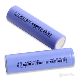 batteria litio  18650  12 pezzi disponibili