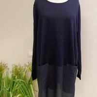 Maxi Maglia Marina Rinaldi nera 50% lana taglia L