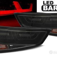 Fari posteriori led tube audi a1 10-14 smoke rossi