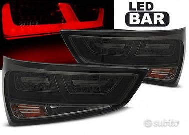 Fari posteriori led tube audi a1 10-14 smoke rossi