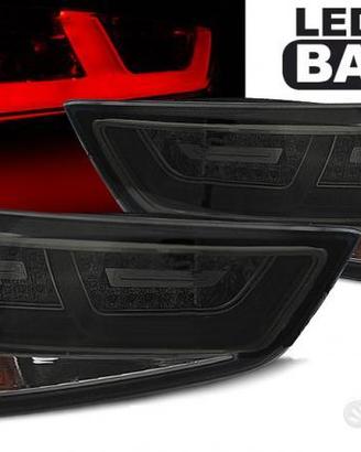 Fari posteriori led tube audi a1 10-14 smoke rossi