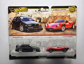 Hot Wheels Premium Alfa Romeo 155 V6 TI + 33 Strad
