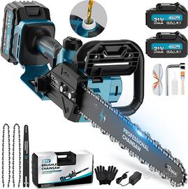 Motosega Batteria 12'' Brushless con 2 Batterie 18